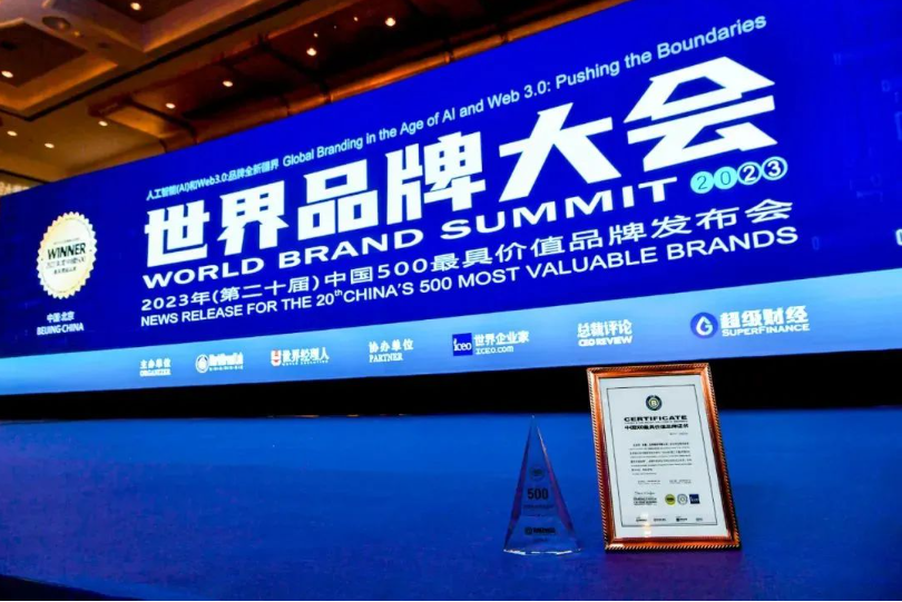 【喜報】2023年《中國500最具價值品牌》發布 圣象品牌價值858.…